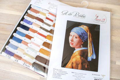 Cross Stitch Kit Luca-S - Girl with a Pearl Earring, B467