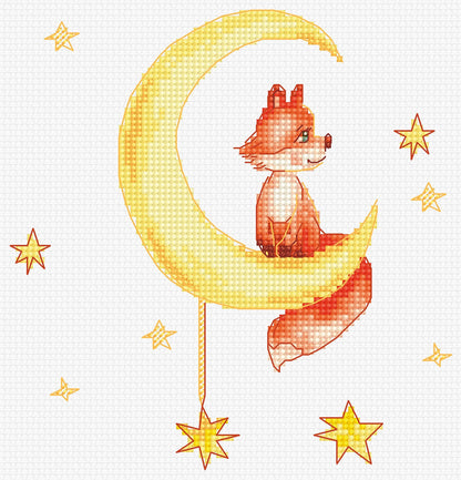 Cross Stitch Kit Luca-S - Fox (No.1 ) - HobbyJobby