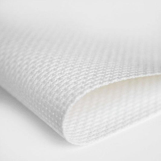 Zweigart Aida 14 Ct. Needlework Fabric, White Color - 100