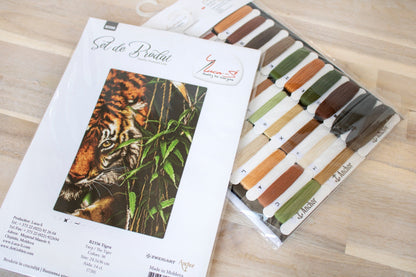 Cross Stitch Kit Luca-S - Tiger, B2356