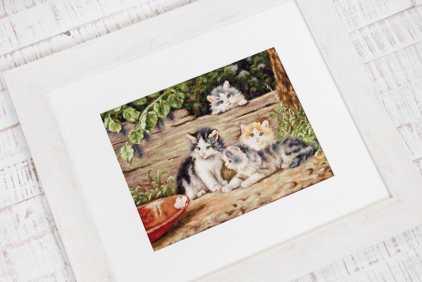 Cross Stitch Kit Luca-S - Kittens, B556
