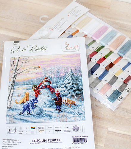 Cross Stitch Kit Luca-S - Merry Christmas, B2358