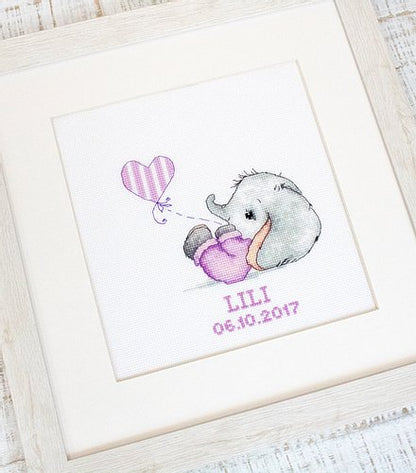 Cross Stitch Kit Luca-S - Baby Girl, B1133