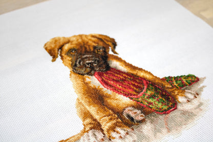 Cross Stitch Kit Luca-S - The Boxer, B2338