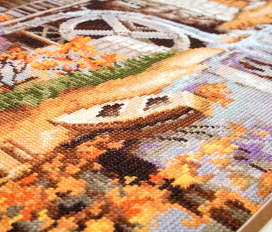 Cross Stitch Kit Luca-S - Autumn Landscape, B481