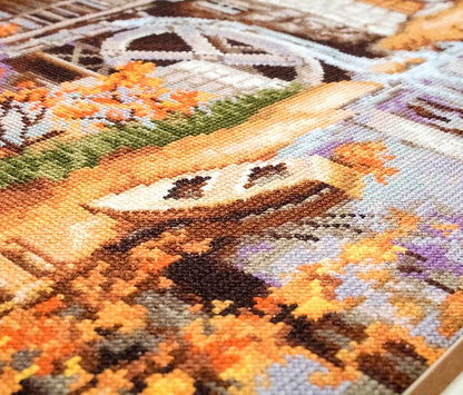 Cross Stitch Kit Luca-S - Autumn Landscape, B481