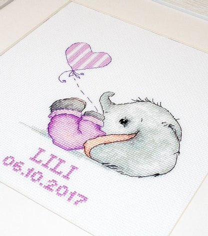 Cross Stitch Kit Luca-S - Baby Girl, B1133