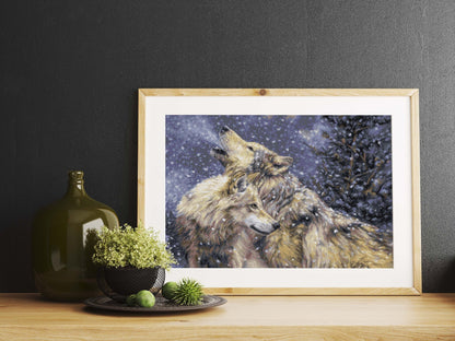 Cross Stitch Kit Luca-S - Snowfall, BU5004