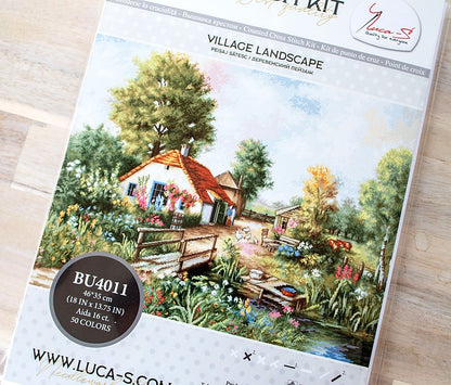 Cross Stitch Kit Luca-S - Village Landscape, BU4011