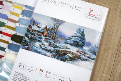 Cross Stitch Kit Luca-S - Winter Landscape, BU5002