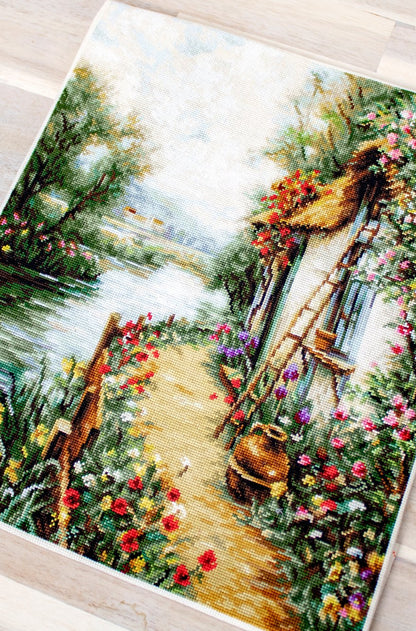 Cross Stitch Kit Luca-S - Along the River, B581