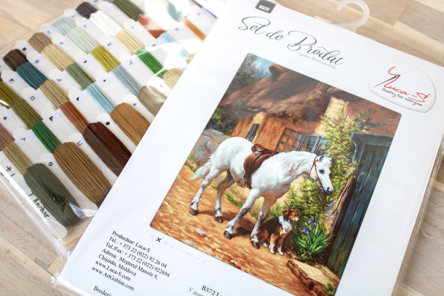 Cross Stitch Kit Luca-S - Next to the cabin, B572