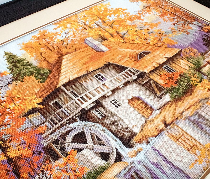 Cross Stitch Kit Luca-S - Autumn Landscape, B481