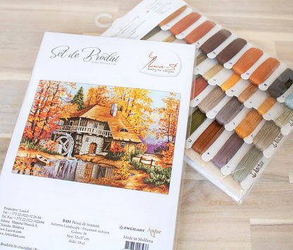 Cross Stitch Kit Luca-S - Autumn Landscape, B481