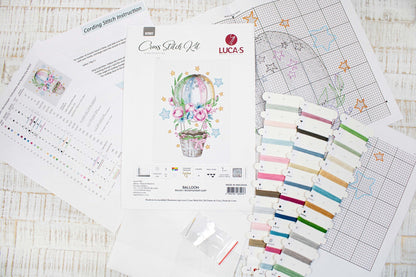 Cross Stitch Kit Luca-S - Balloon - HobbyJobby