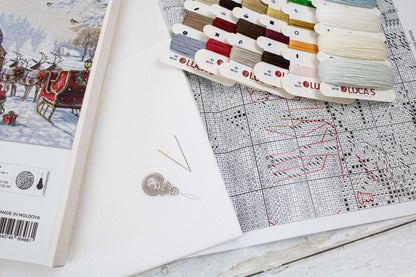 Cross Stitch Kit Luca-S - Santa Interior, B2408