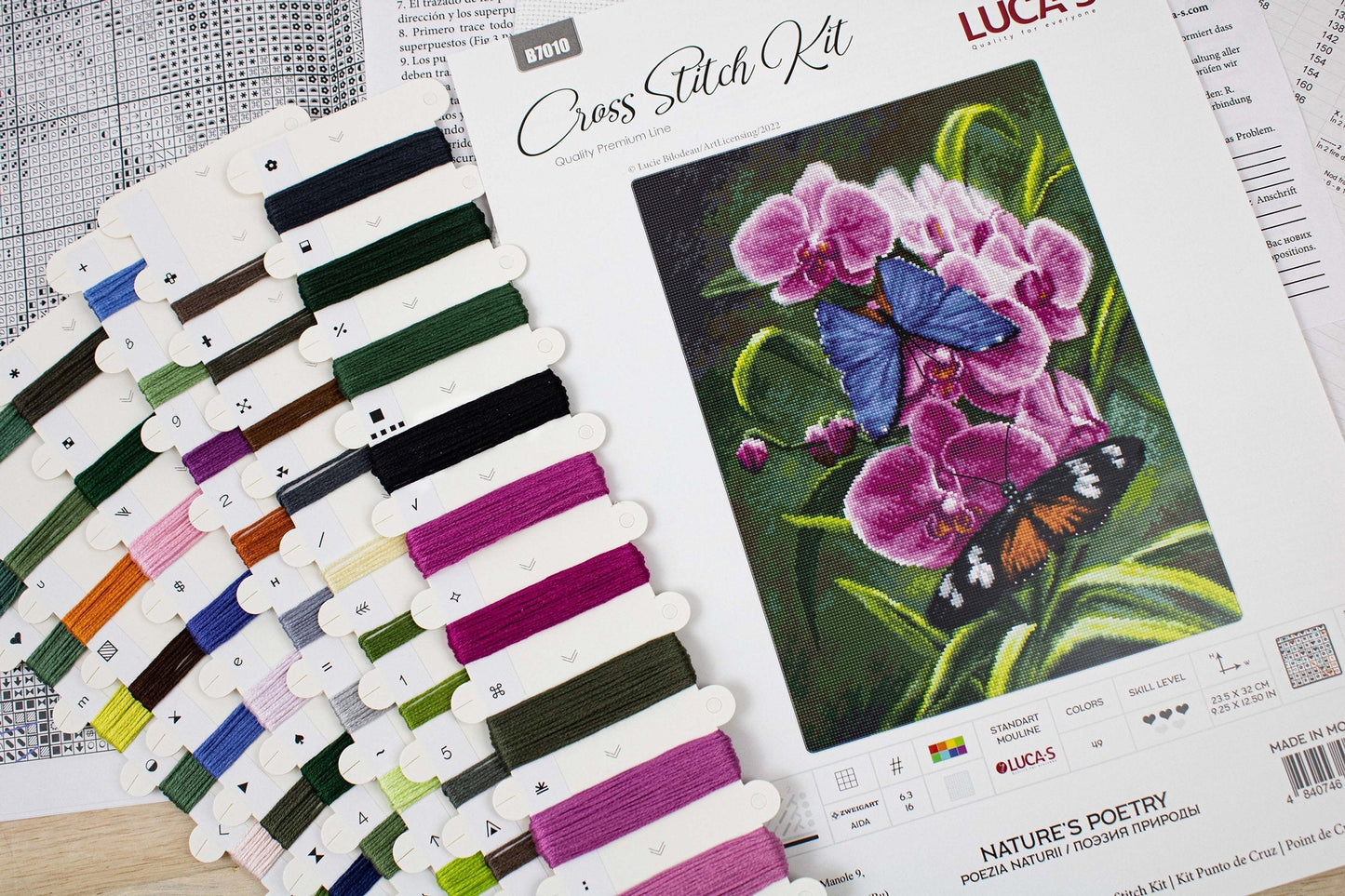 Cross Stitch Kit Luca-S - Nature’s Poetry, B7010