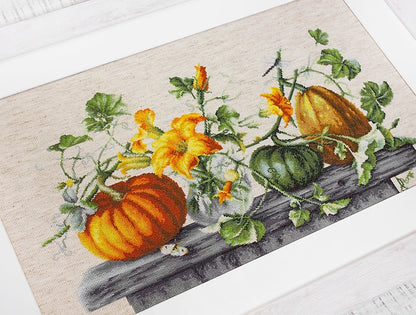 Cross Stitch Kit Luca-S - Pumpkins, B2303