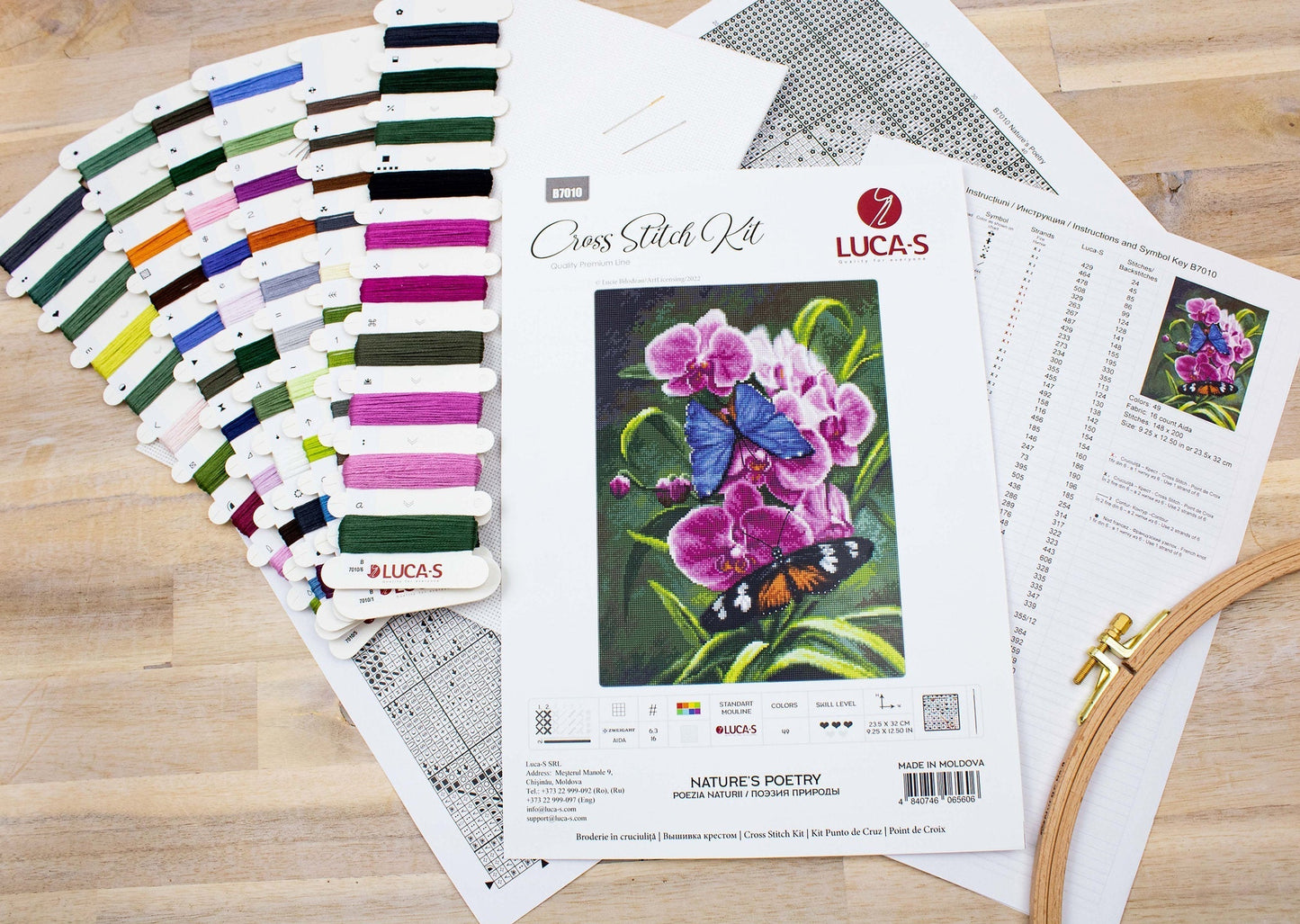 Cross Stitch Kit Luca-S - Nature’s Poetry, B7010