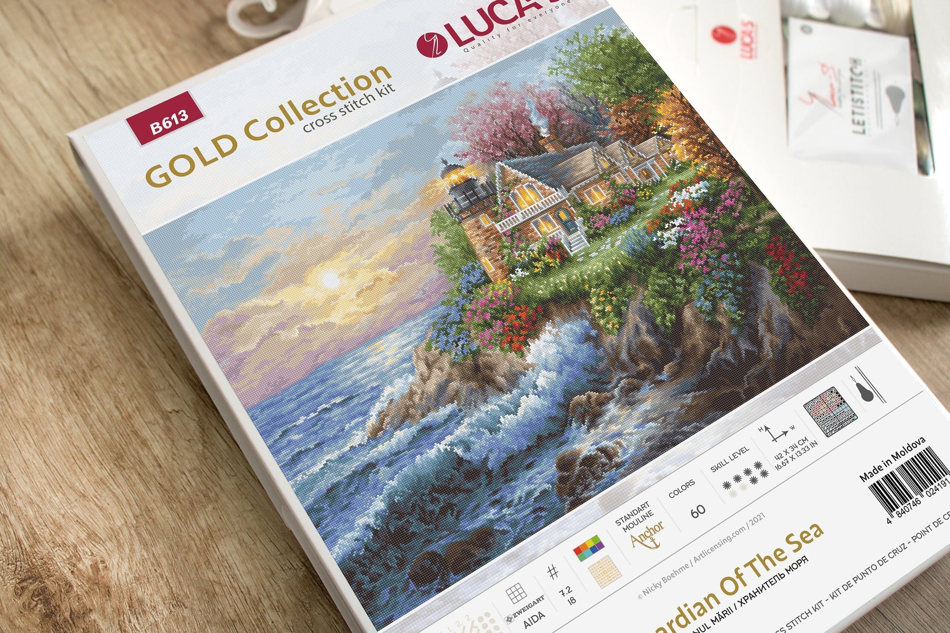 Cross Stitch Kit Luca-S Gold - Guardian Of The Sea - HobbyJobby