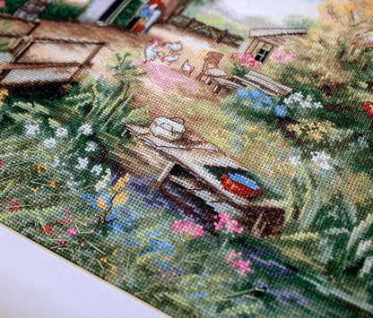 Cross Stitch Kit Luca-S - Village Landscape, BU4011