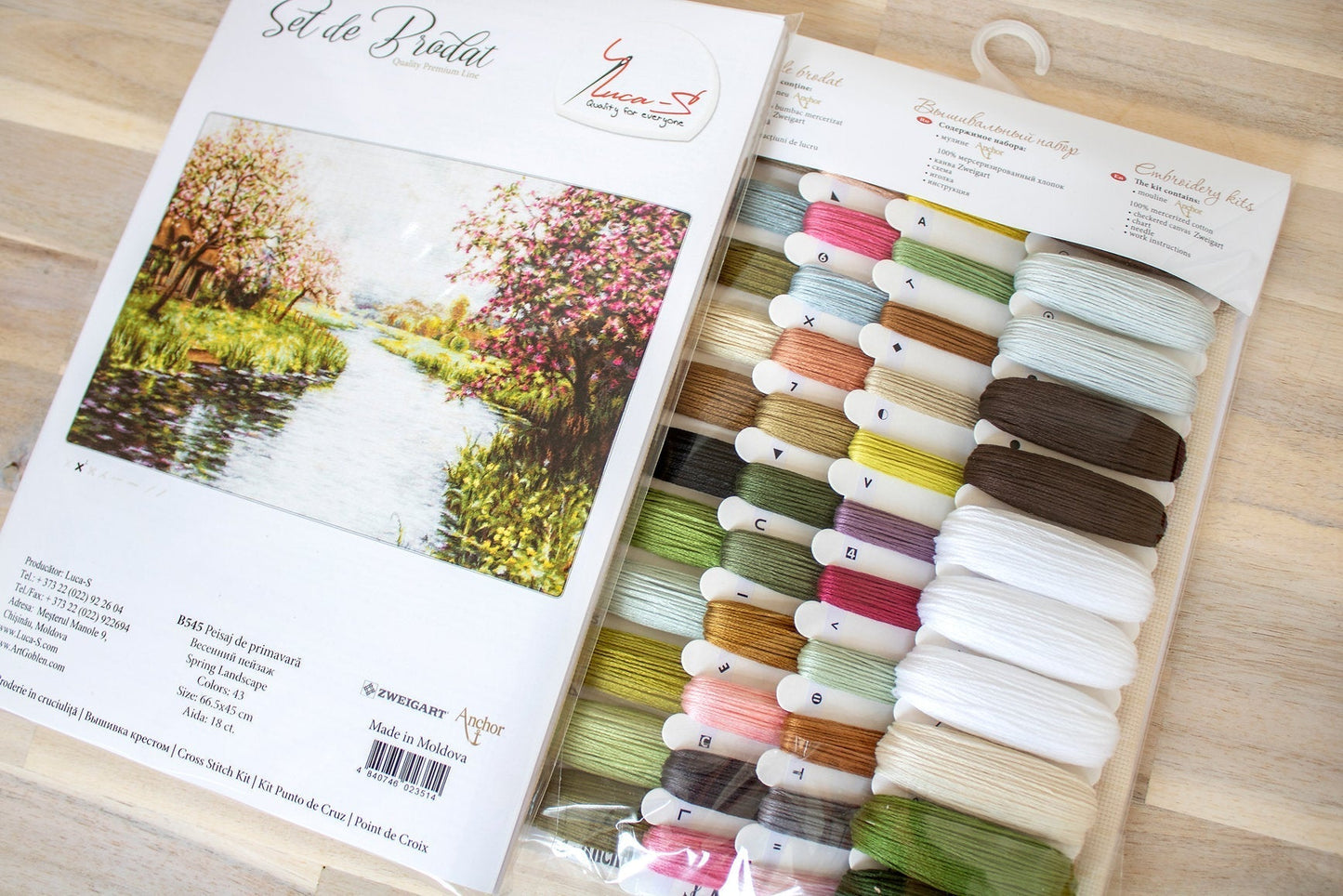 Cross Stitch Kit Luca-S - Spring Landscape, B545
