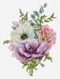 Cross Stitch Kit Luca-S - Anemone, B7017