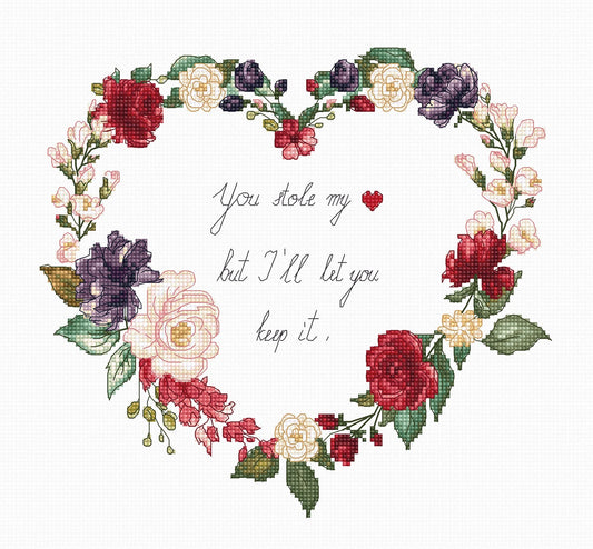 Cross Stitch Kit Luca-S - Heart, B1163
