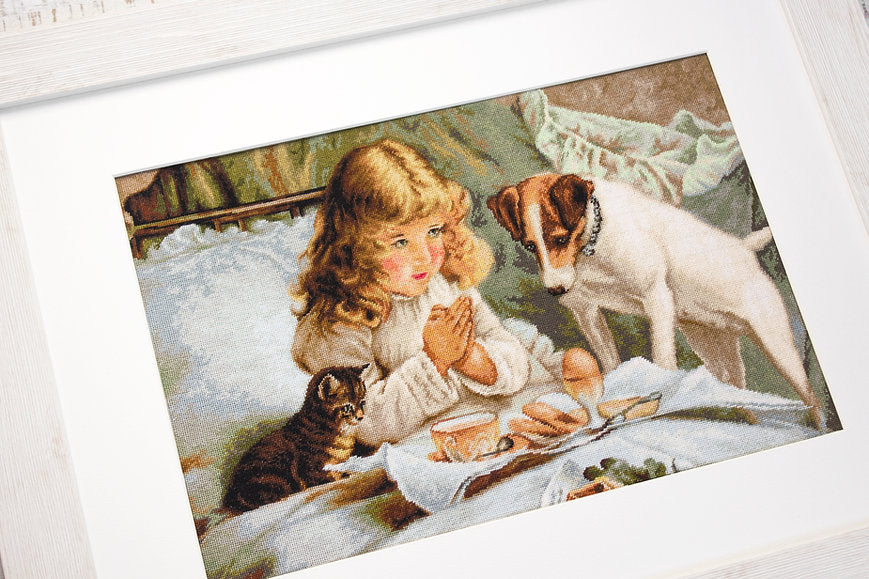Cross Stitch Kit Luca-S - The Prayer, B557