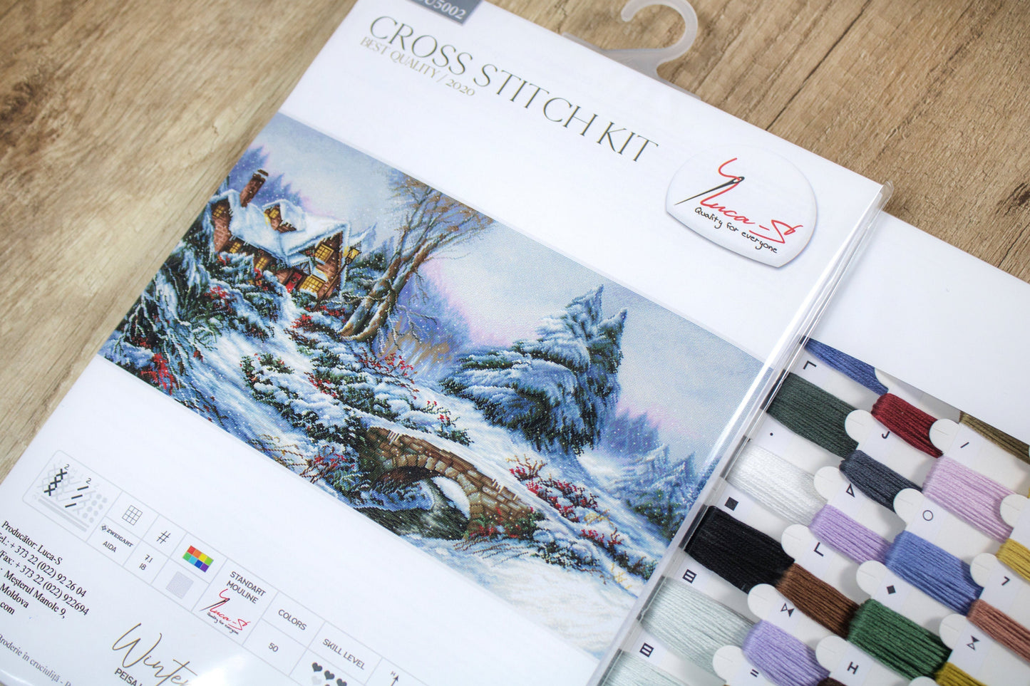 Cross Stitch Kit Luca-S - Winter Landscape, BU5002