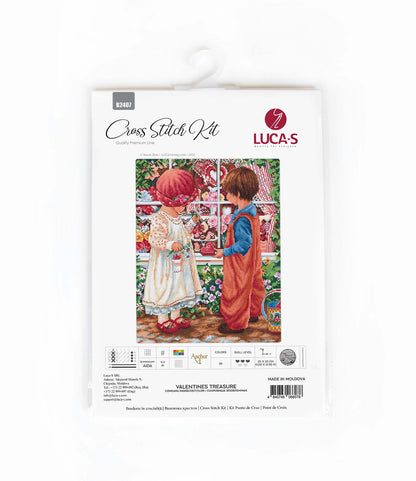 Cross Stitch Kit Luca-S - Valentine's Treasure, B2407