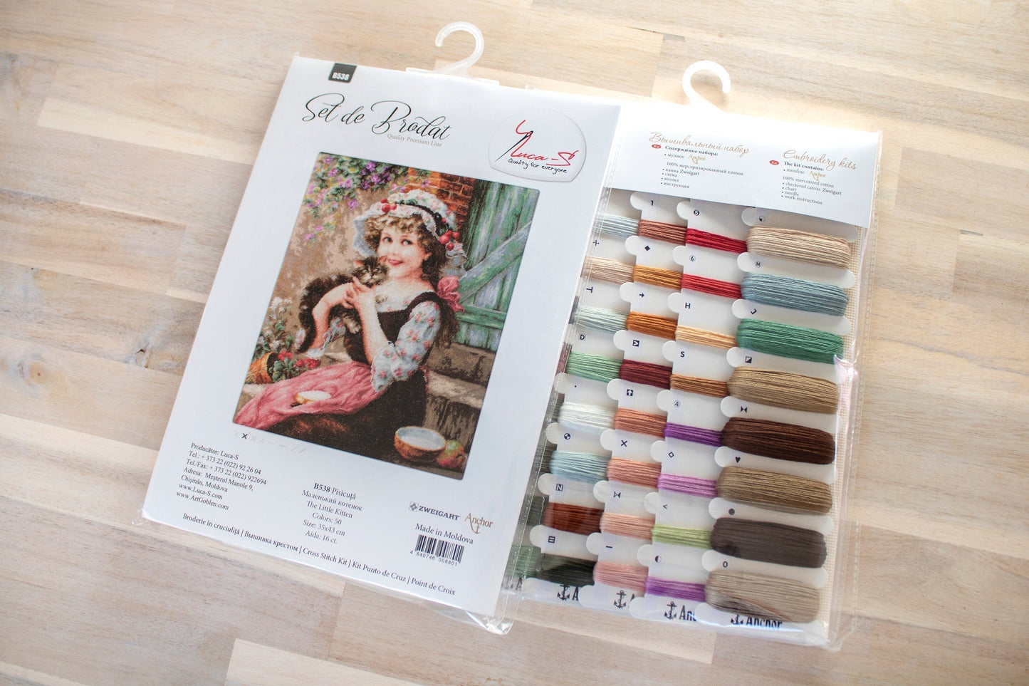 Cross Stitch Kit Luca-S - The Little Kitty, B538