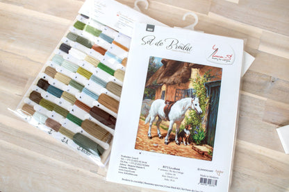 Cross Stitch Kit Luca-S - Next to the cabin, B572