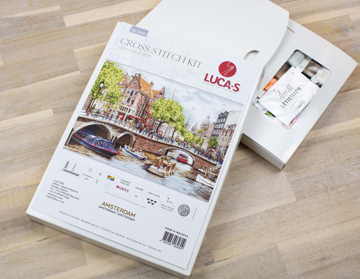 Cross Stitch Kit Luca-S - Amsterdam, BU5005