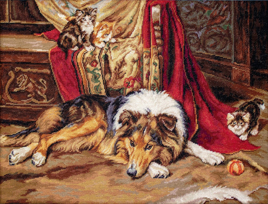 Cross Stitch Kit Luca-S - A Reluctant Companion, B585
