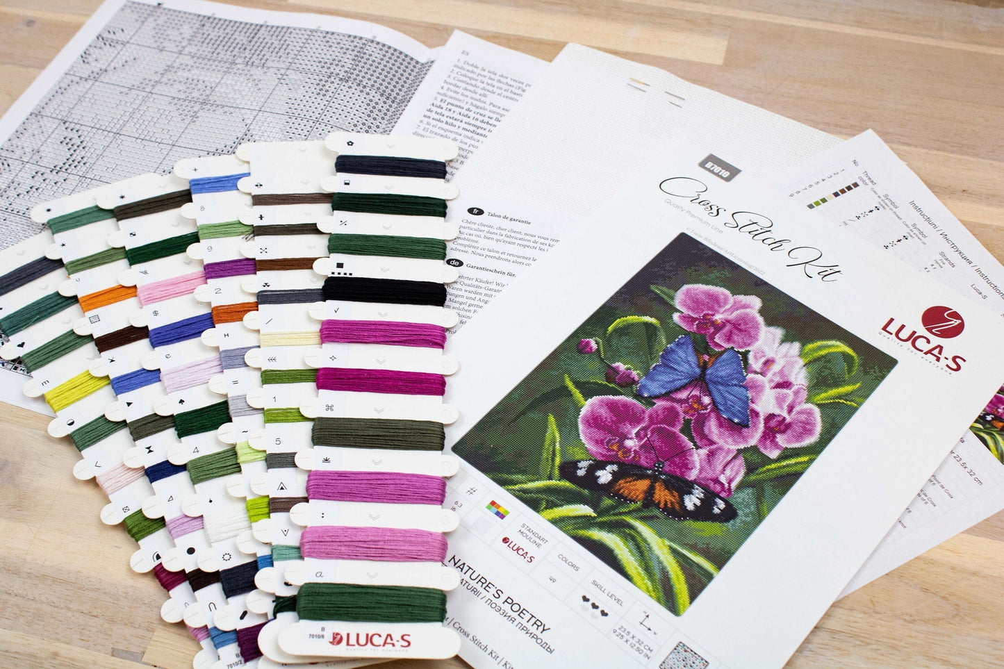 Cross Stitch Kit Luca-S - Nature’s Poetry, B7010