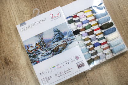 Cross Stitch Kit Luca-S - Winter Landscape, BU5002