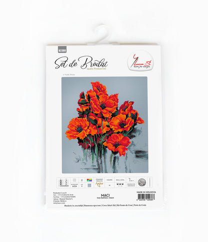 Cross Stitch Kit Luca-S - The Poppies - HobbyJobby