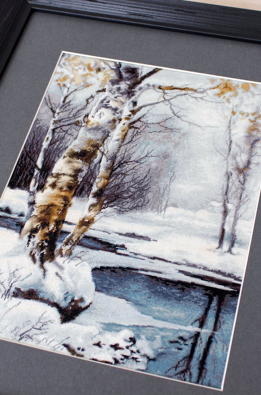 Cross Stitch Kit Luca-S - Winter Landscape, B560