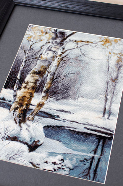 Cross Stitch Kit Luca-S - Winter Landscape, B560
