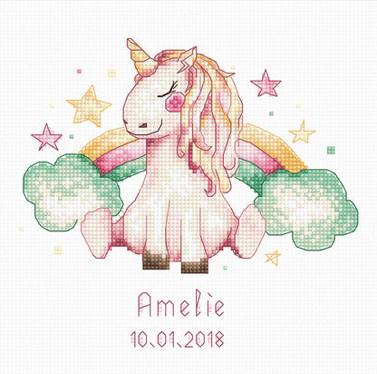 Cross Stitch Kit Luca-S - Unicorn, B1151