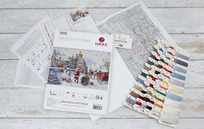Cross Stitch Kit Luca-S - Santa's Cottage, BU5011