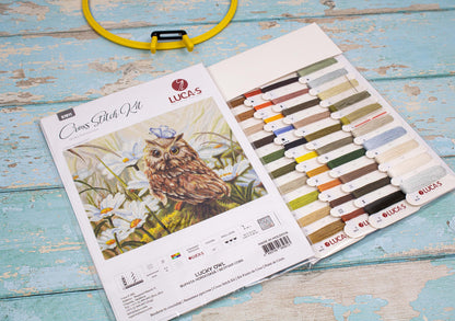 Cross Stitch Kit Luca-S - Lucky Owl, B7011