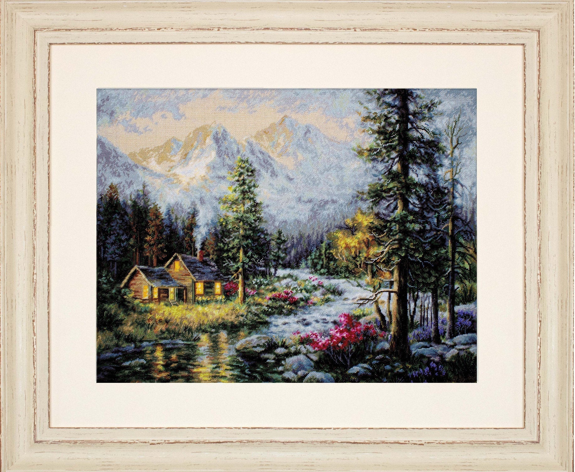 Cross Stitch Kit Luca-S Gold - Camper's Cabin - HobbyJobby