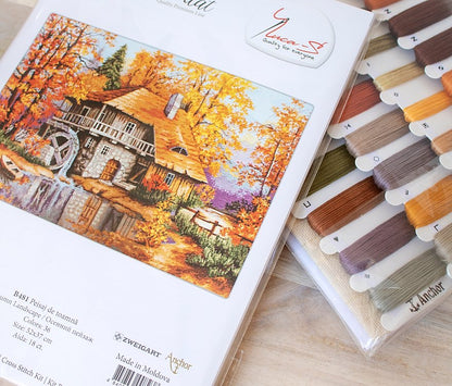 Cross Stitch Kit Luca-S - Autumn Landscape, B481