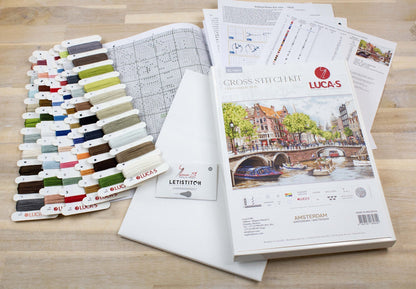 Cross Stitch Kit Luca-S - Amsterdam, BU5005