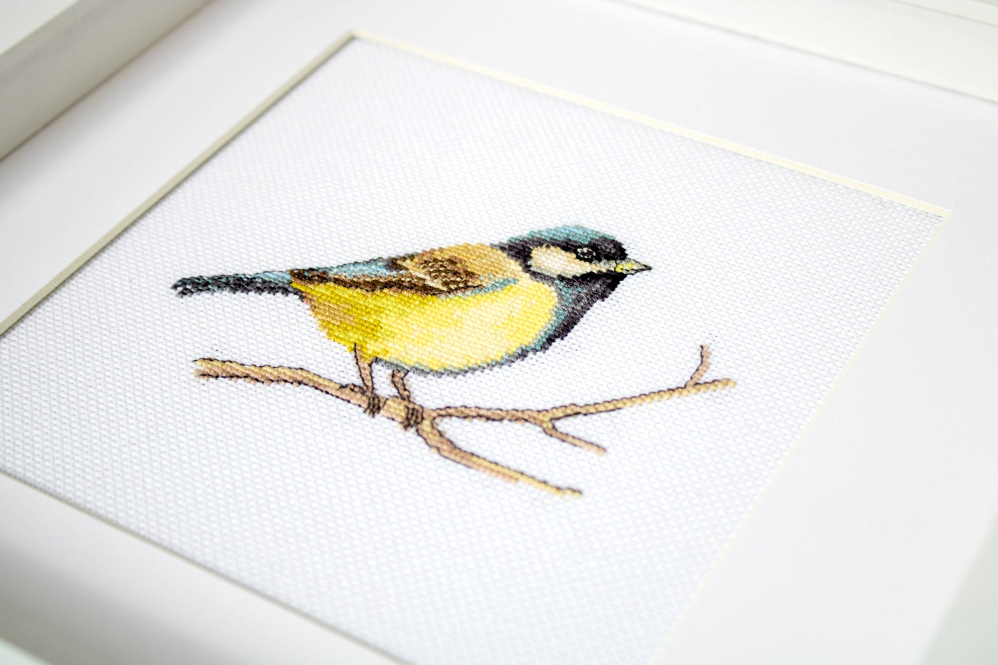 Cross Stitch Kit Luca-S - Great Tit, B1155