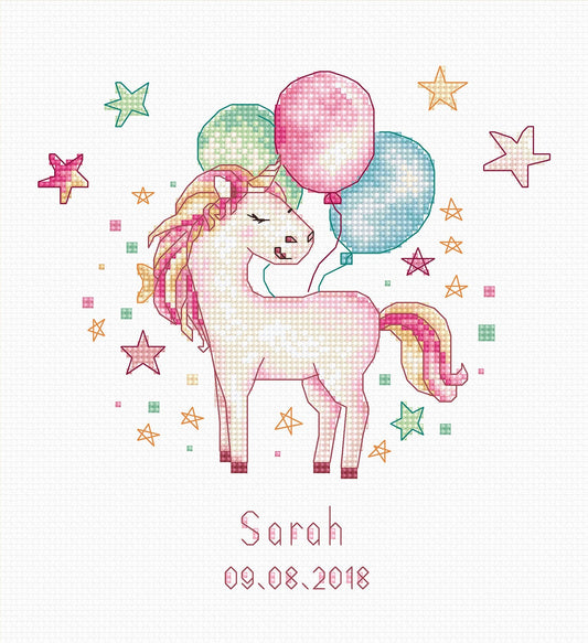 Cross Stitch Kit Luca-S - Unicorn, B1149