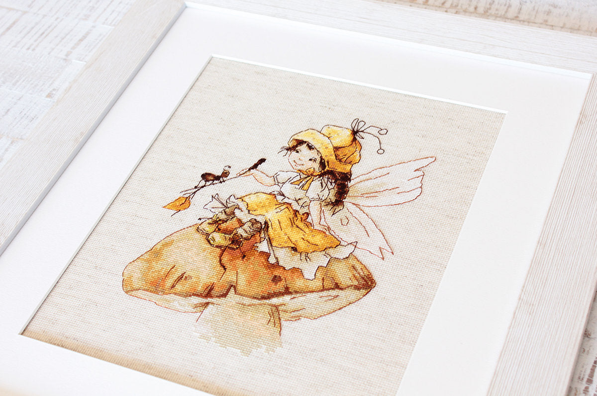 Cross Stitch Kit Luca-S - The Fairy on Mushroom, B1109