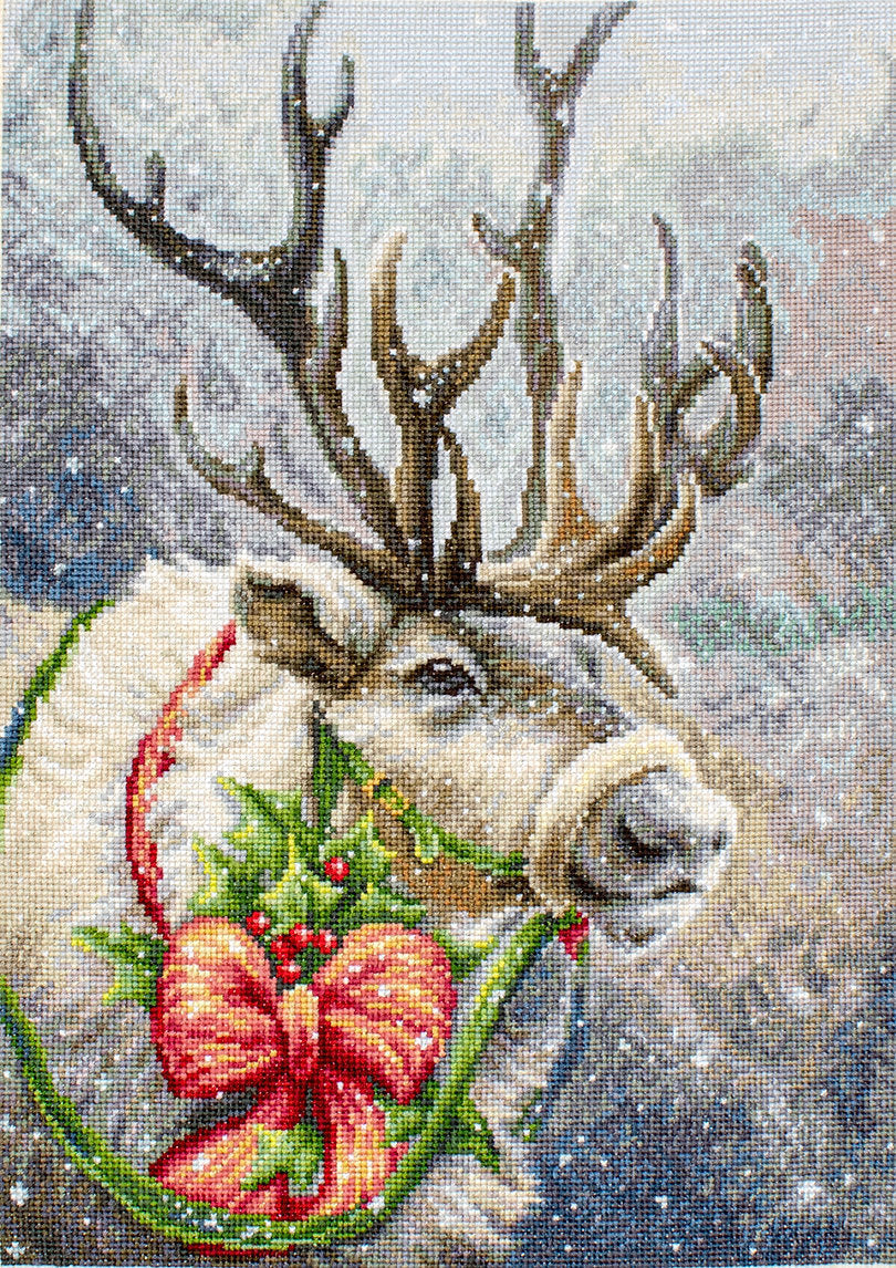 Petit Point Kit Luca-S - Christmas Deer G598